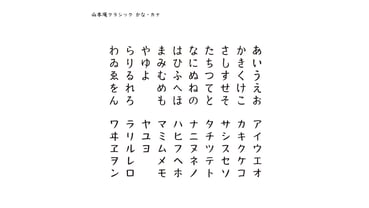 Yamamotoan Classic StdN Font Poster 2